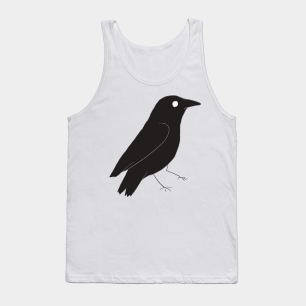 crow drawing Tank Top by Mayarart